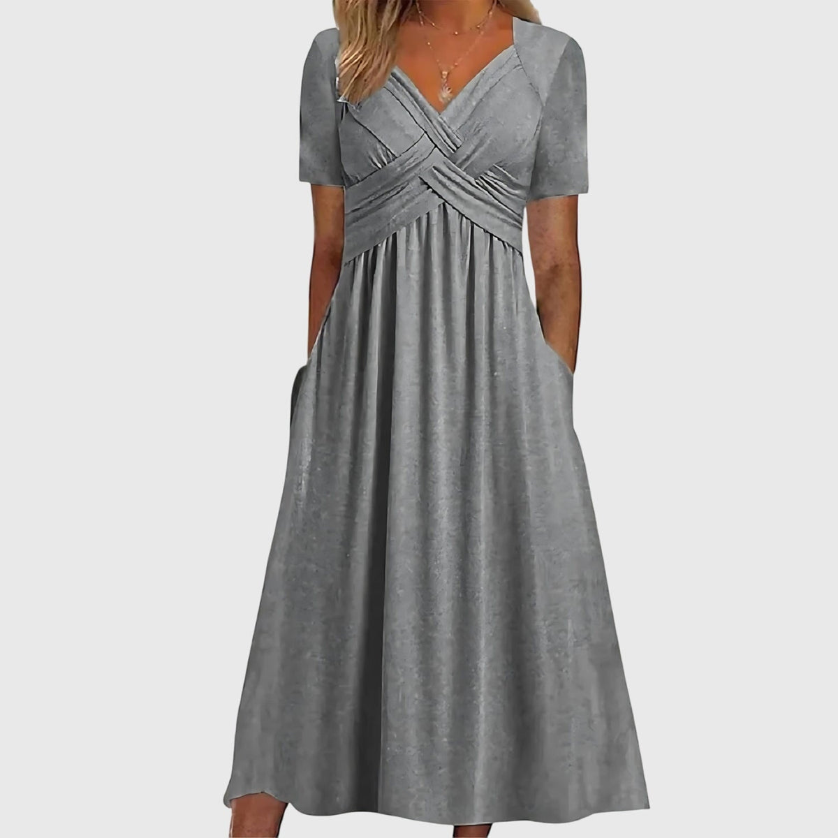 Camila | Timeless Tummy-Control Elegant Midi Dress