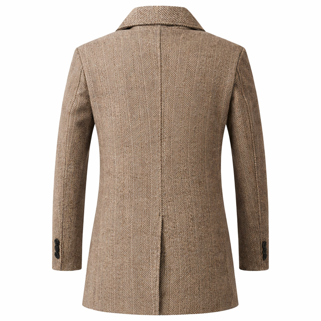 Laurent Classic Check Overjas Statement