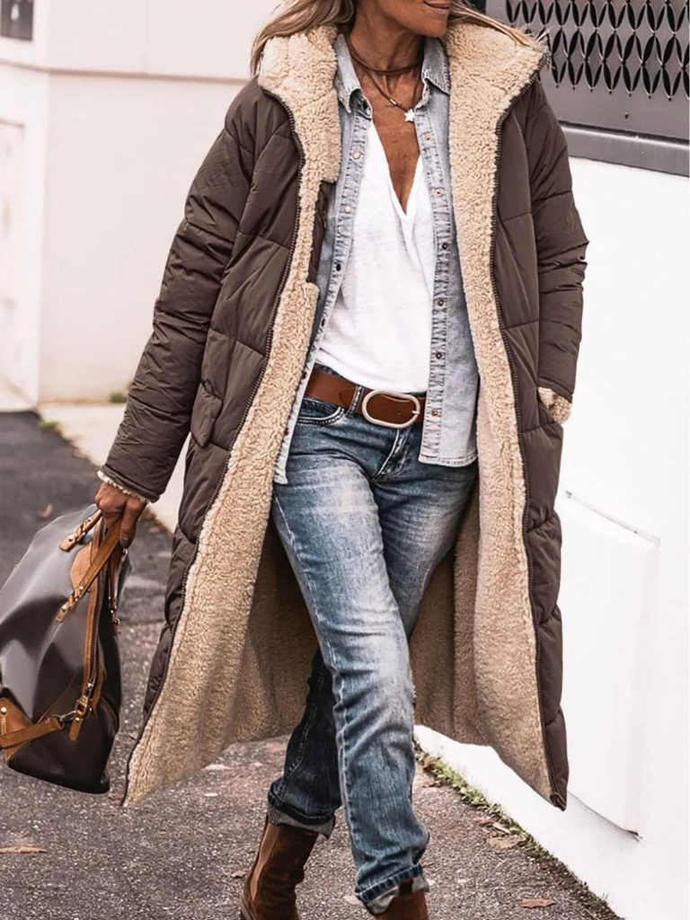 Avery | Reversible Longline Coat of Effortless Elegance