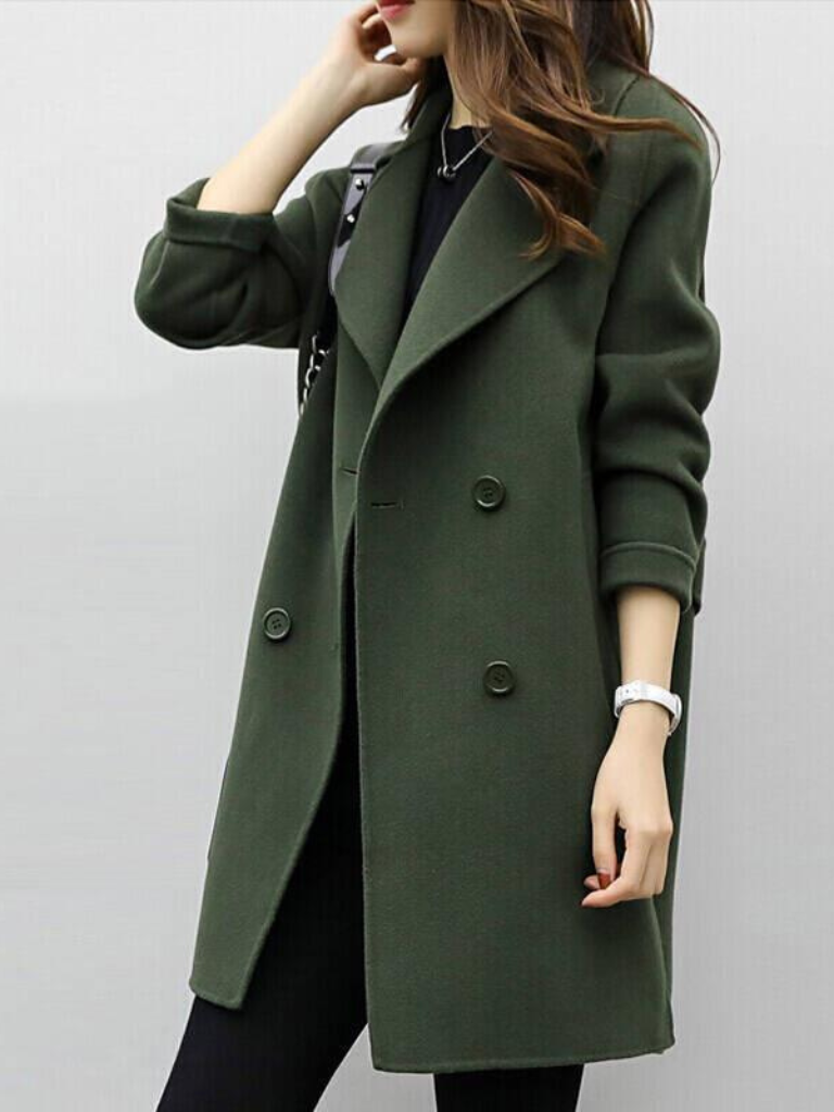 Valentina | Classic Double-Breasted Coat