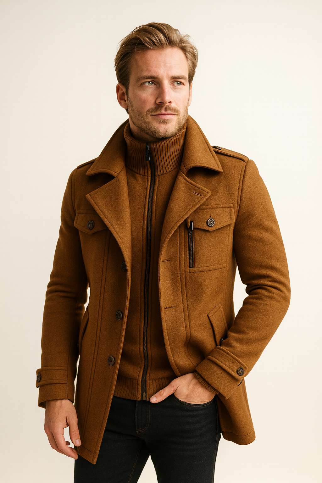 Marcus Refined Longline Winter Coat