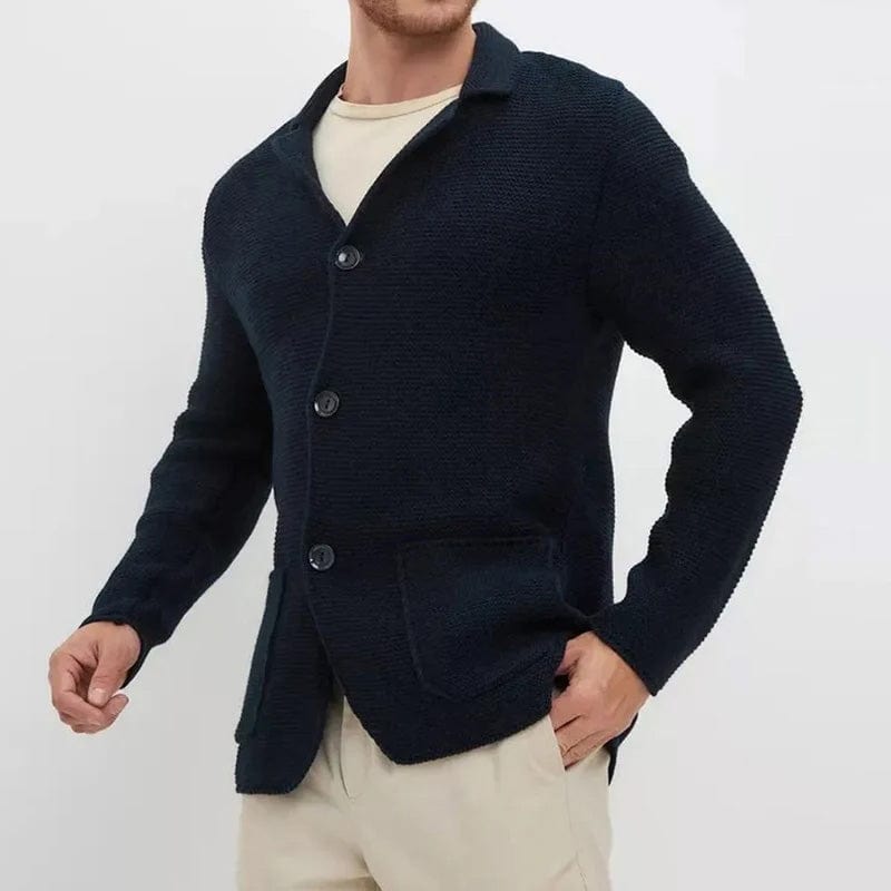 Carter | Minimalist Textured Cardigan