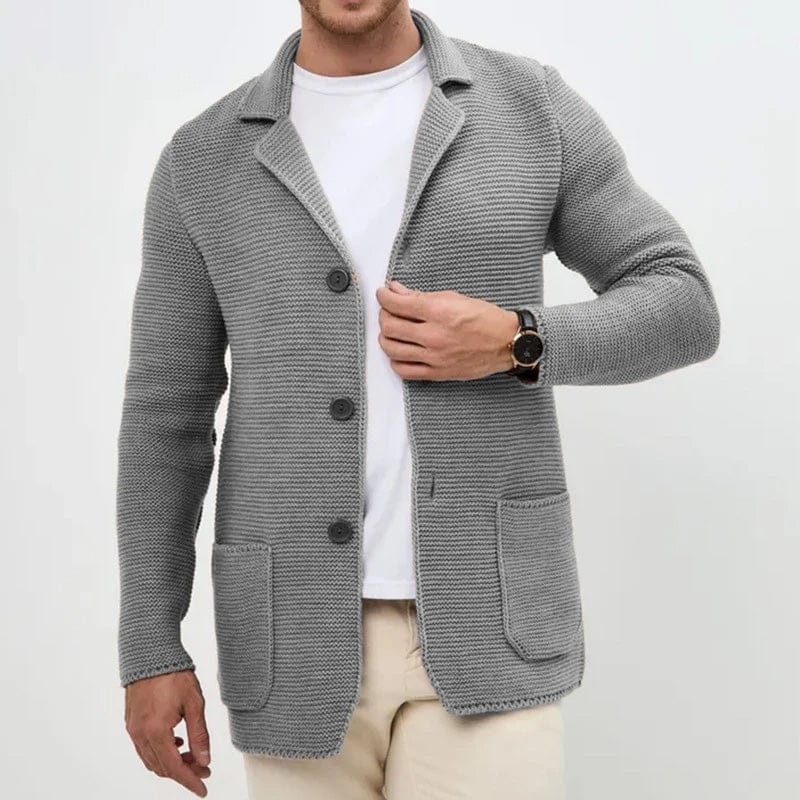 Carter | Minimalist Textured Cardigan