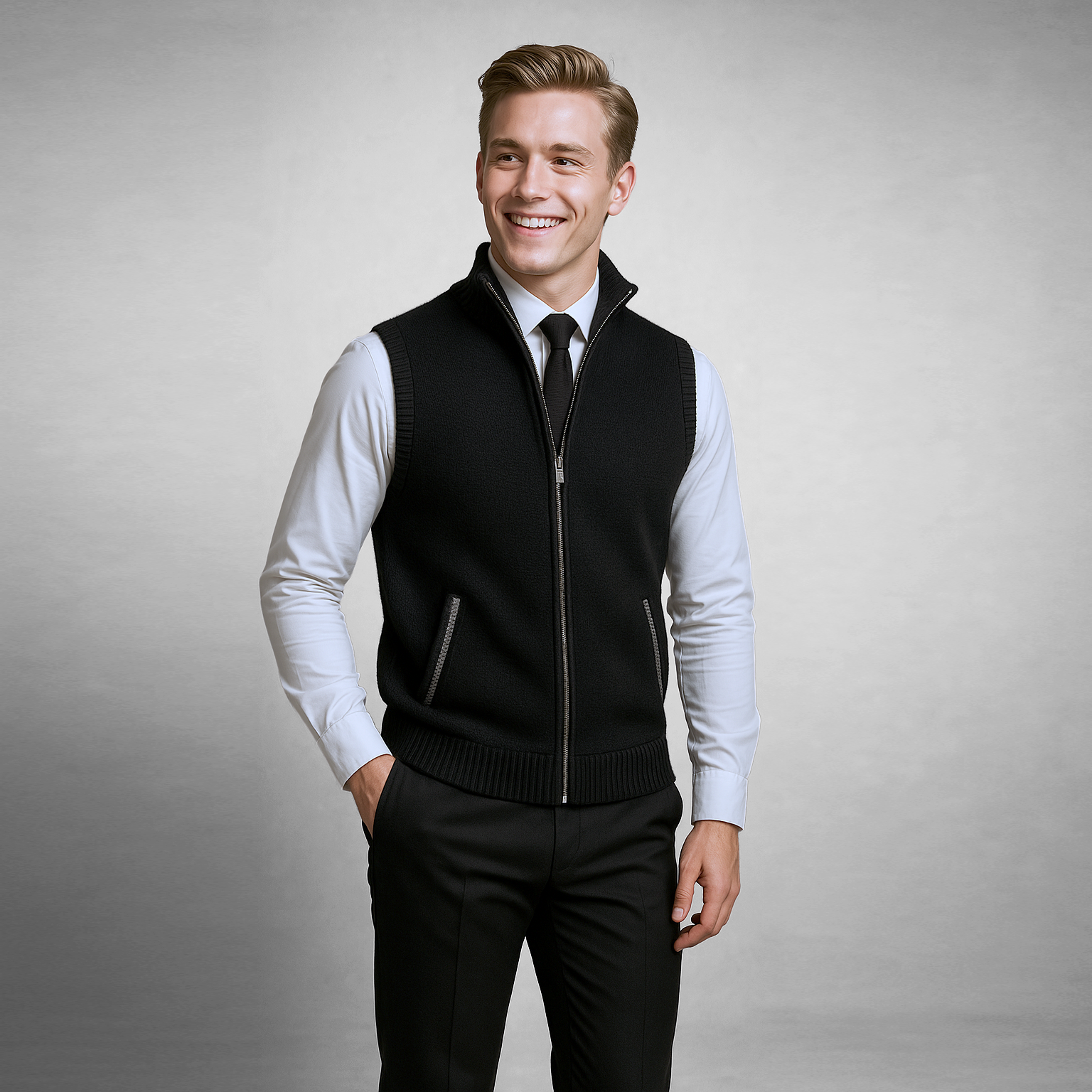 Obertan | Refined Zip Vest