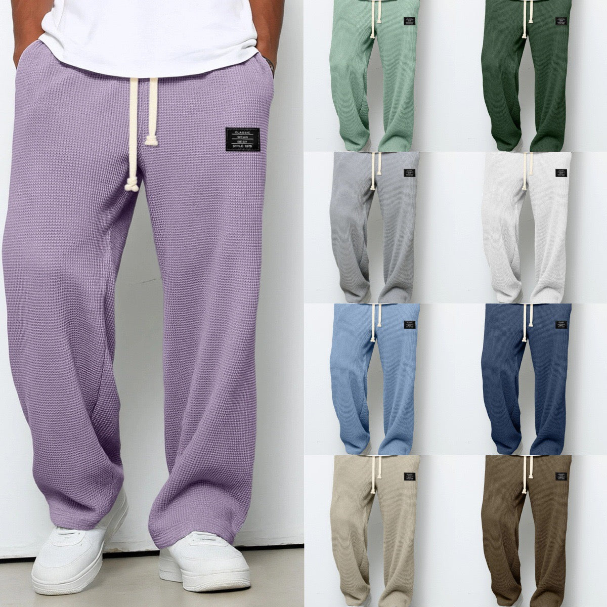 Relaxed Fit Drawstring Pants