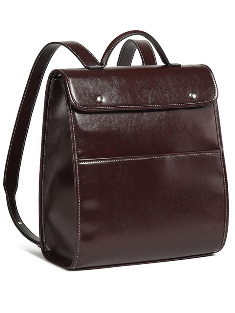 Sue | Elegant Leather Laptop Backpack