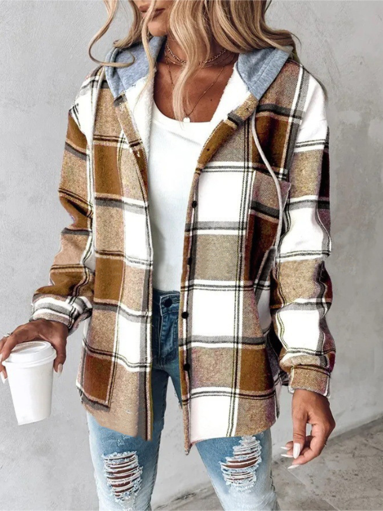 Camden | Plaid Shacket of Effortless Warmth