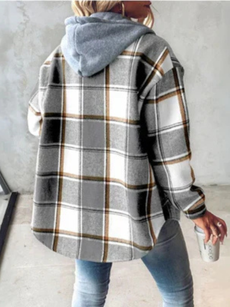 Camden | Plaid Shacket of Effortless Warmth