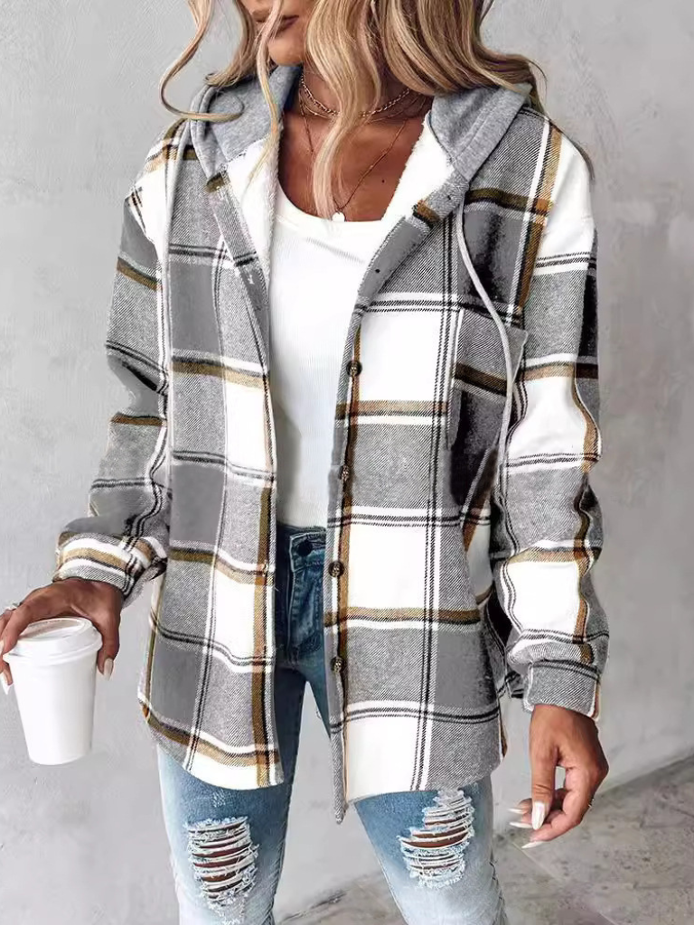 Camden | Plaid Shacket of Effortless Warmth