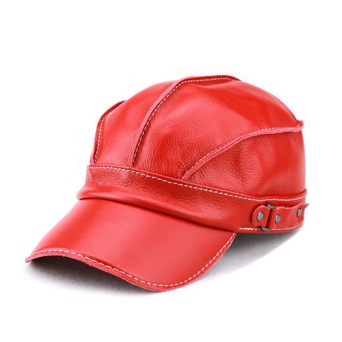 Zhak | Bold Genuine Leather Cap