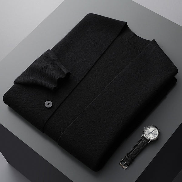 Balanced Merino Cardigan Layer