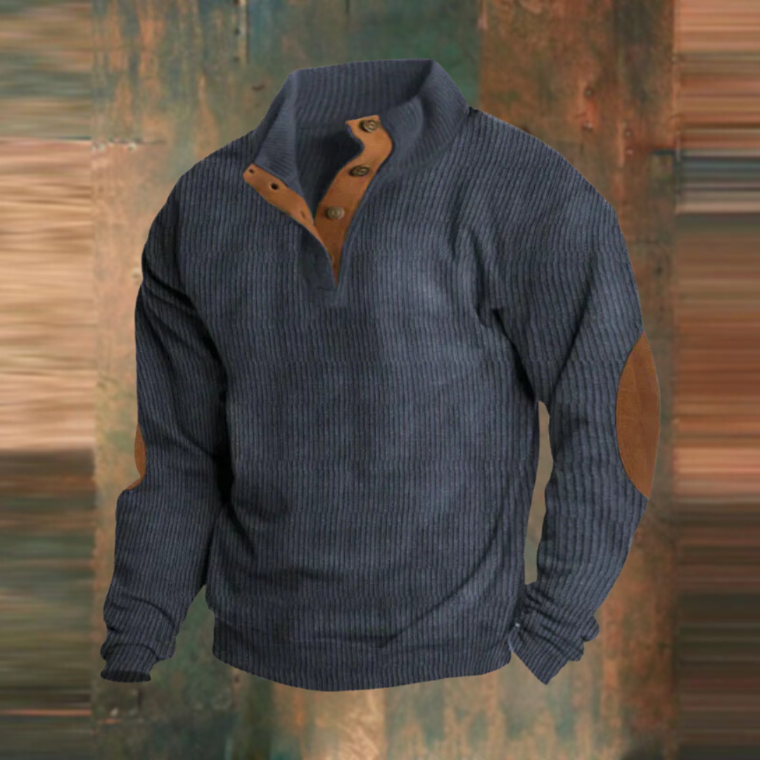 Bruno | Fleece-Lined Half-Zip Sweater