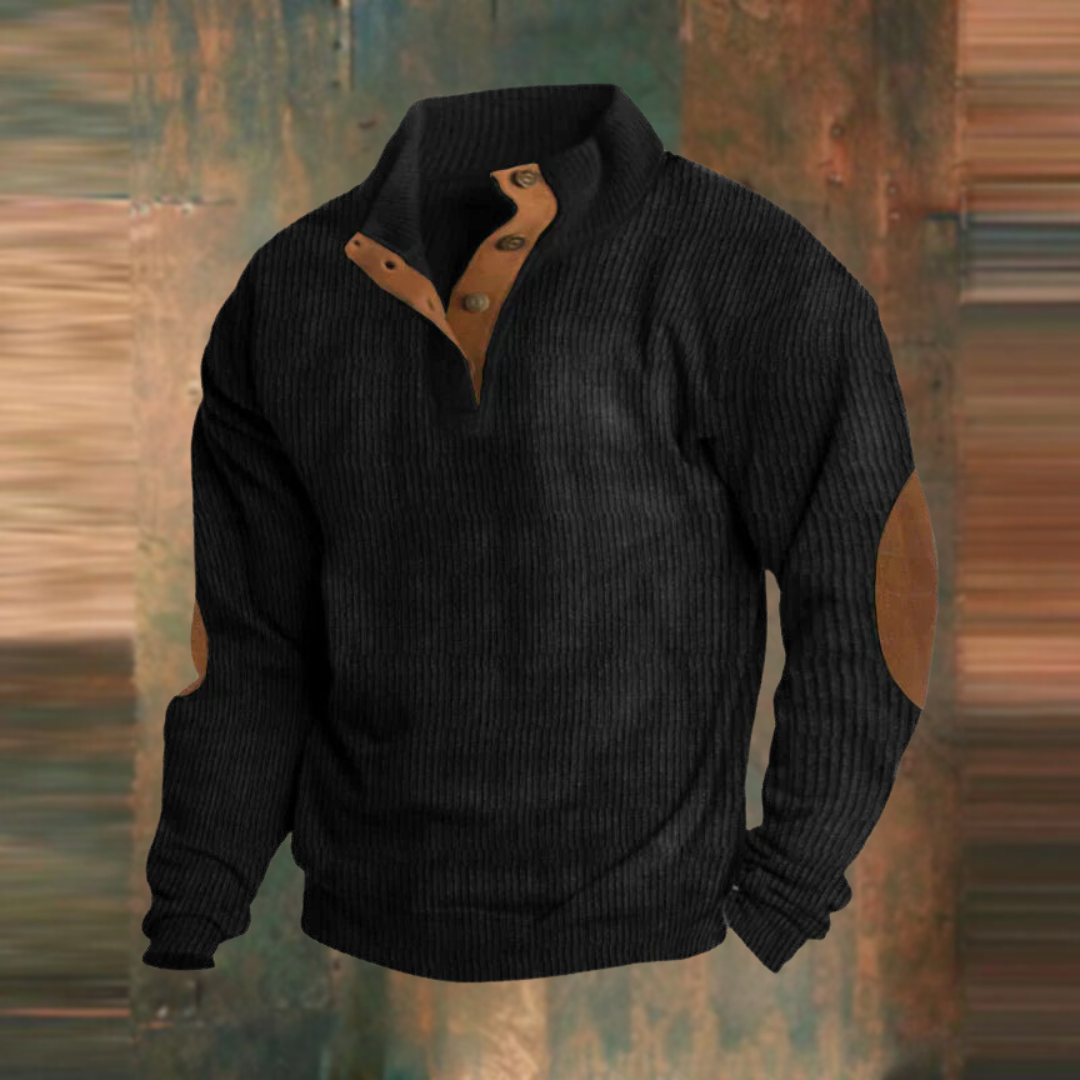 Bruno | Fleece-Lined Half-Zip Sweater