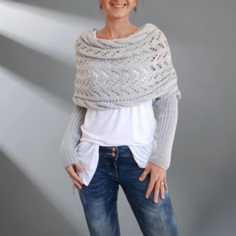 Selene | Stylish Knitted Shawl