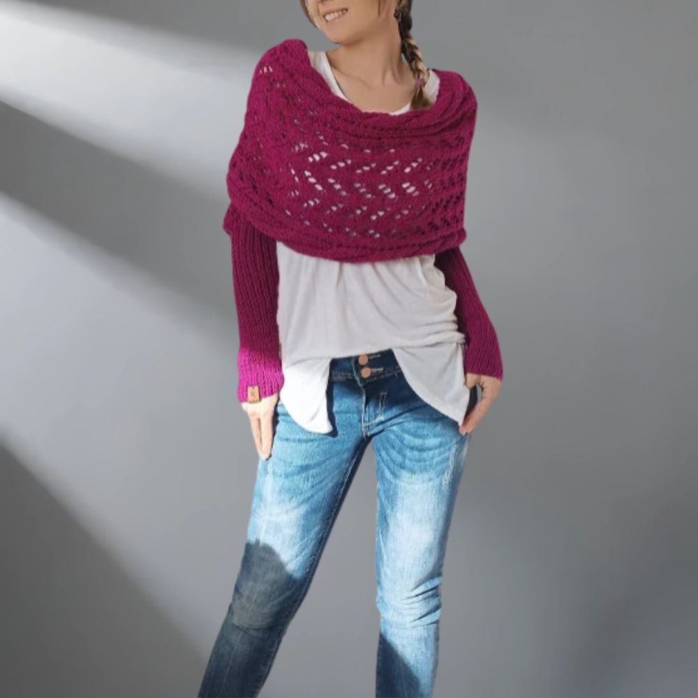 Selene | Stylish Knitted Shawl