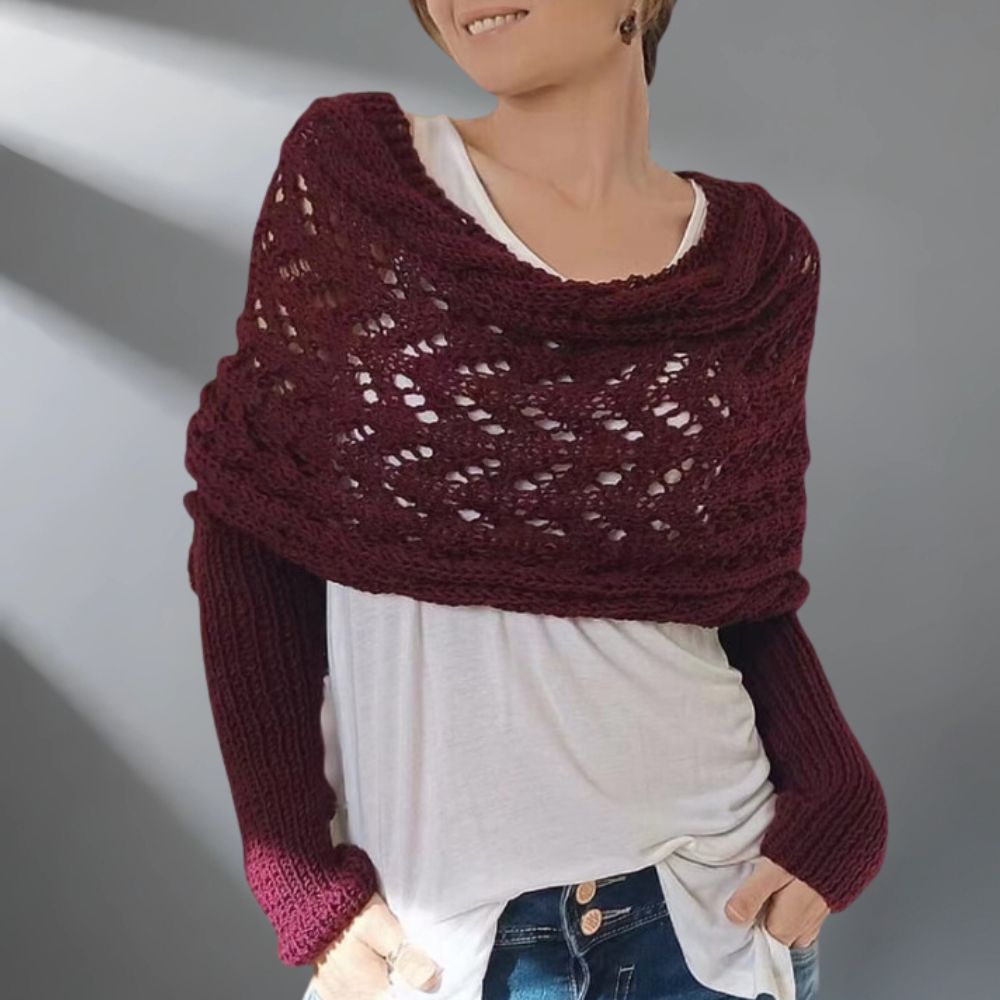 Selene | Stylish Knitted Shawl