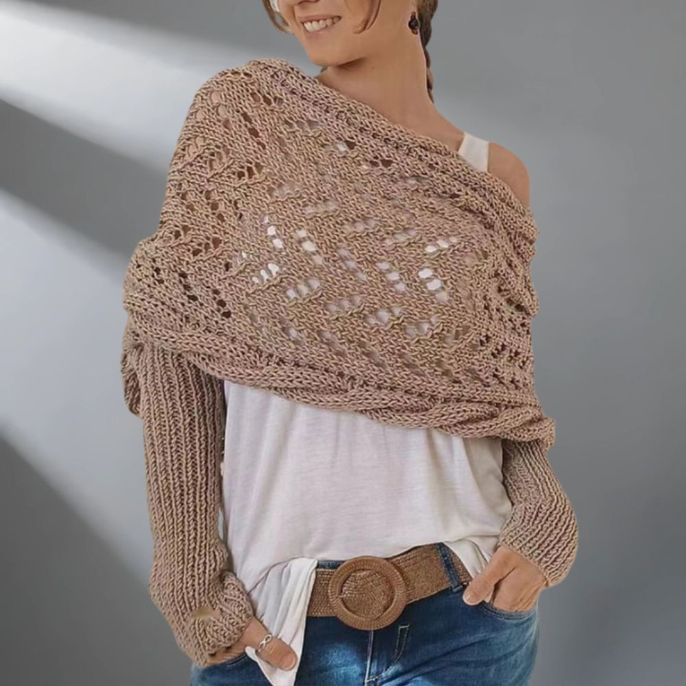 Selene | Stylish Knitted Shawl