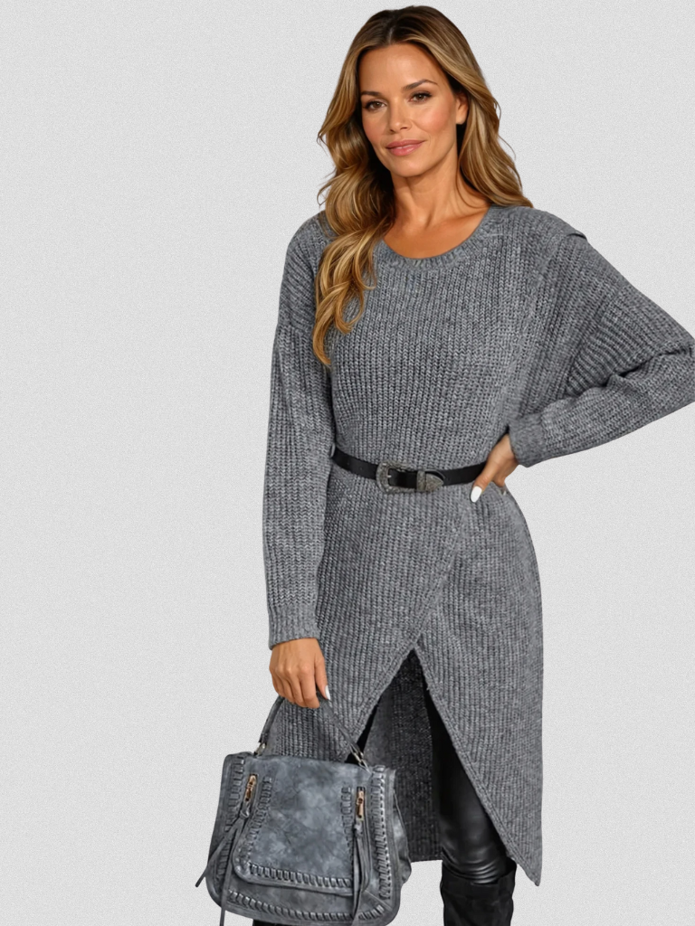 Aria | Modern Wrap Knit Dress