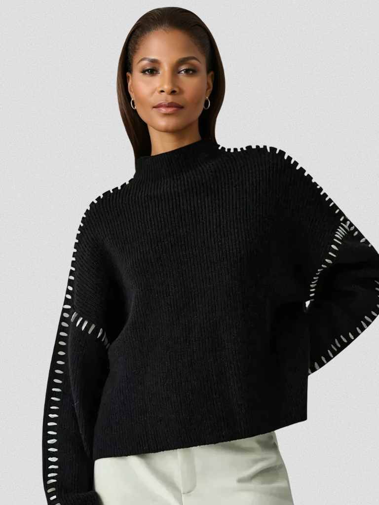 Brenda | Cozy-Chic Mock Neck Sweater