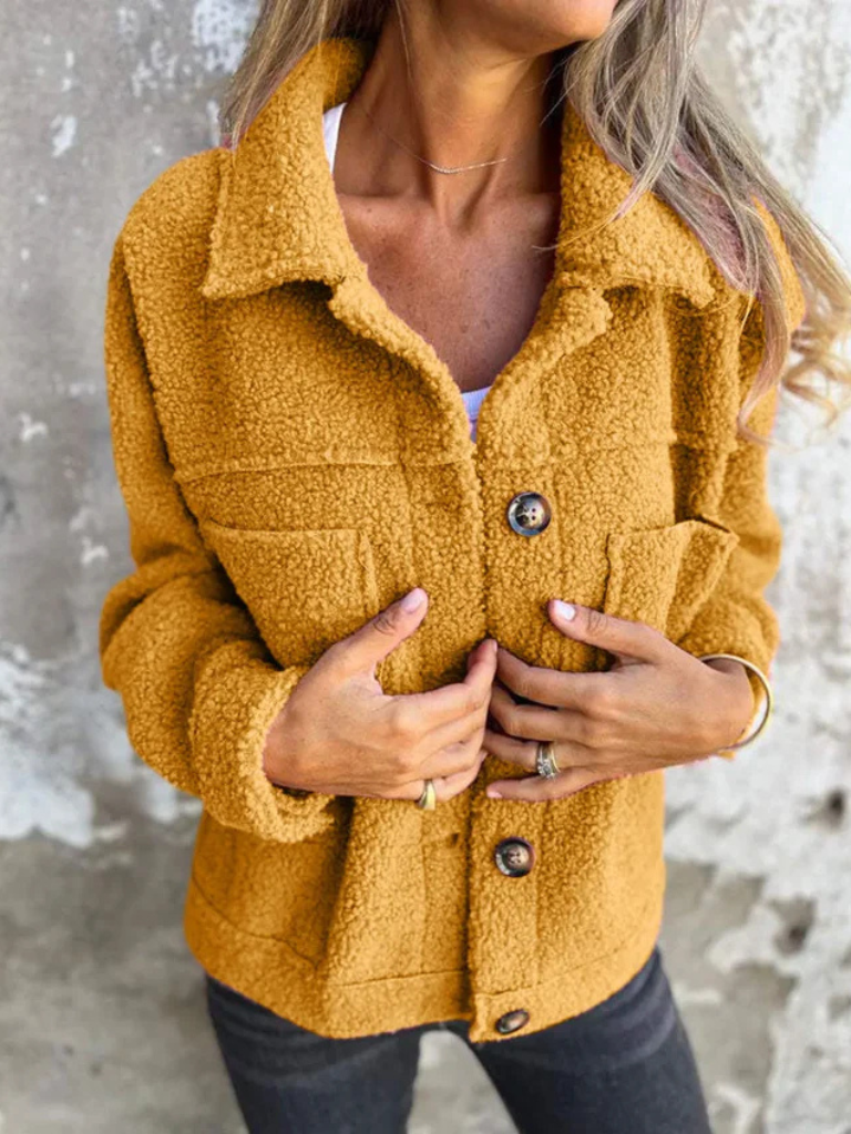 Sandra | Cozy Button Jacket of Effortless Warmth