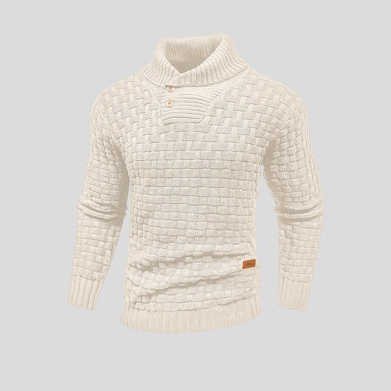 Carlos | Classic Button Collar Sweater