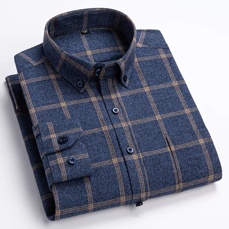 Hudson | Classic Sanded Plaid Shirt