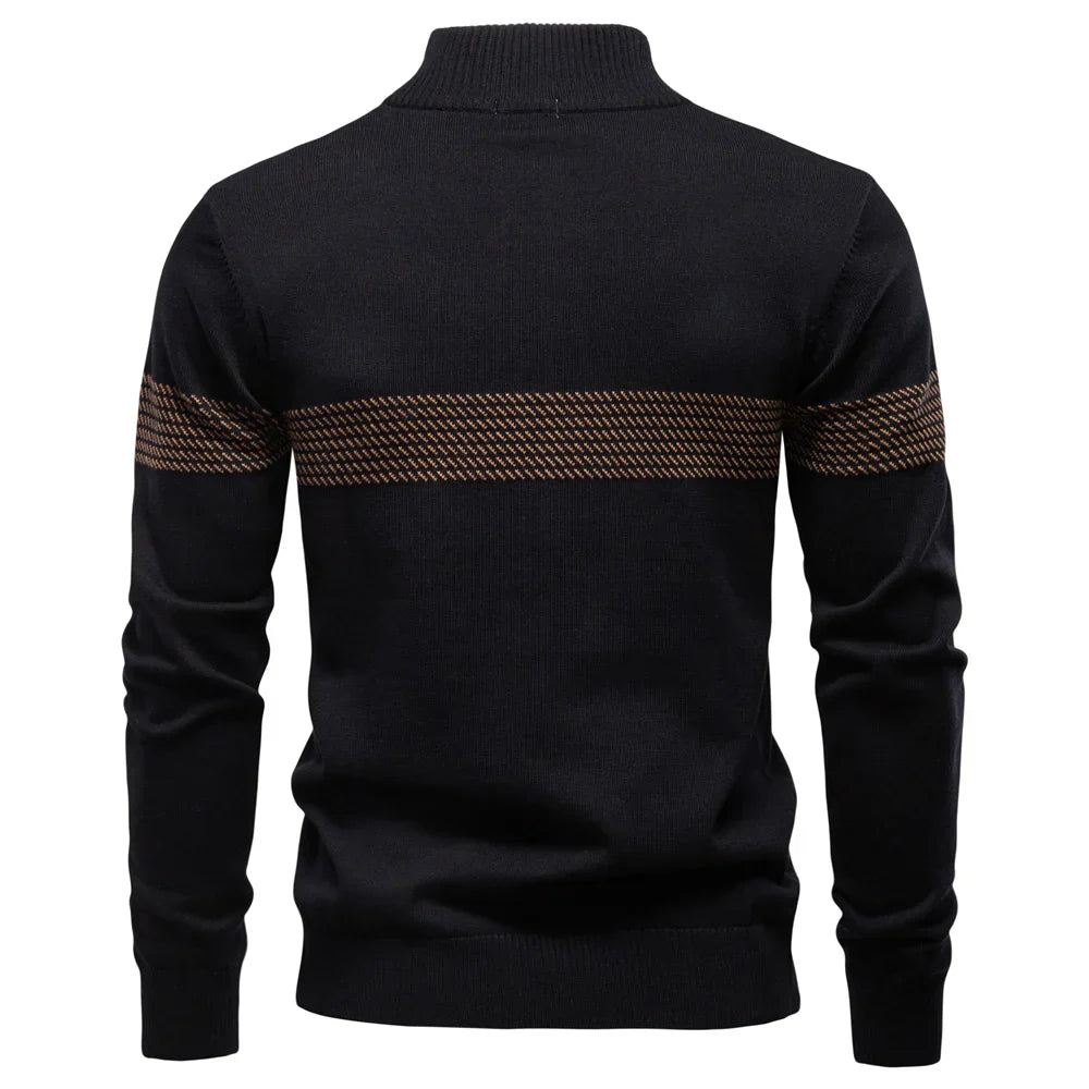 Winter Zip Knit Pullover