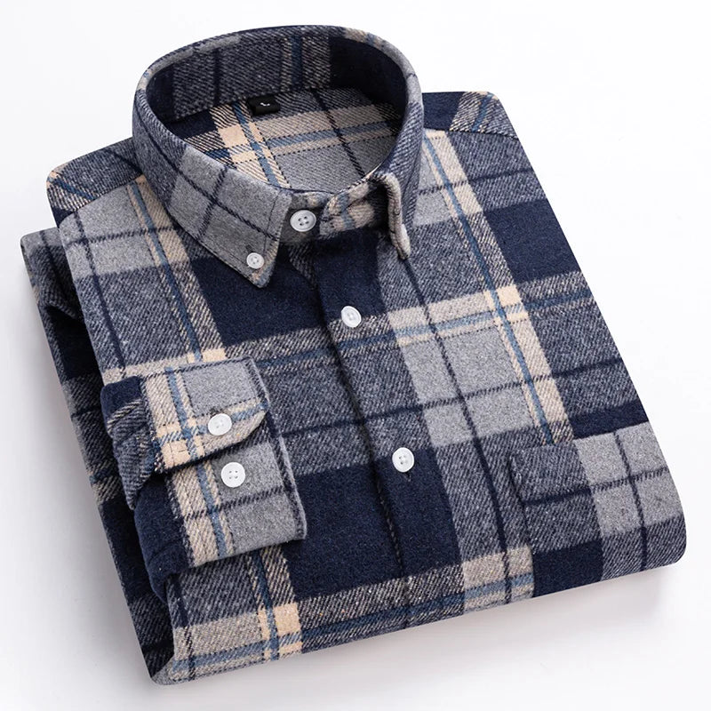 Hudson | Classic Sanded Plaid Shirt
