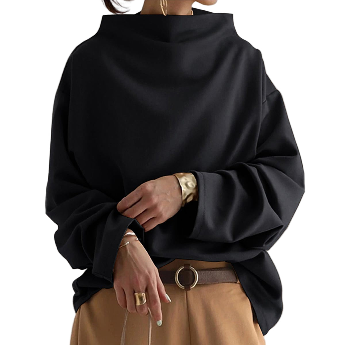 Lisa | High-Neck Casual Top