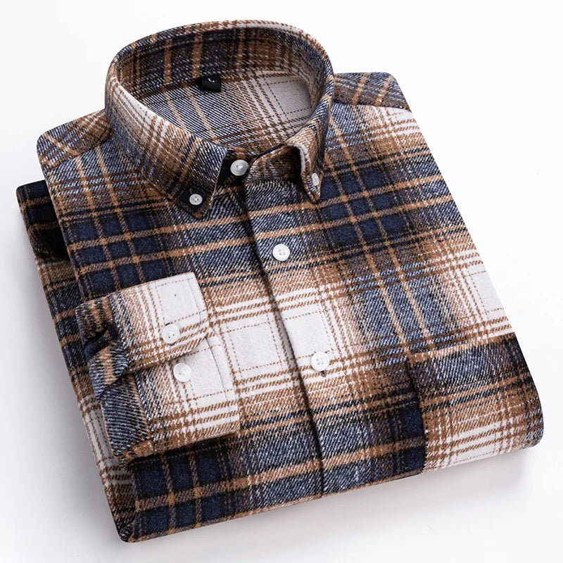 Hudson | Classic Sanded Plaid Shirt