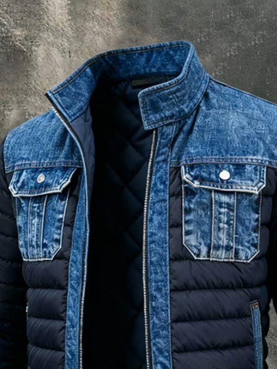 Clément | Hybrid Quilted Denim Jacket