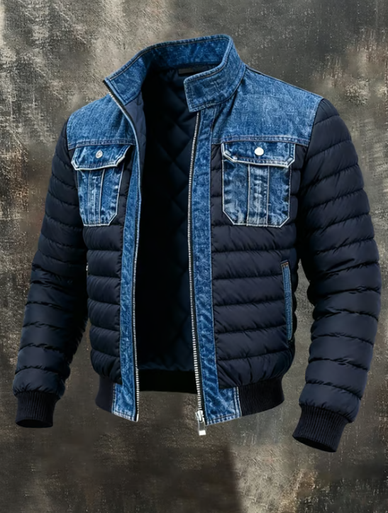 Clément | Hybrid Quilted Denim Jacket