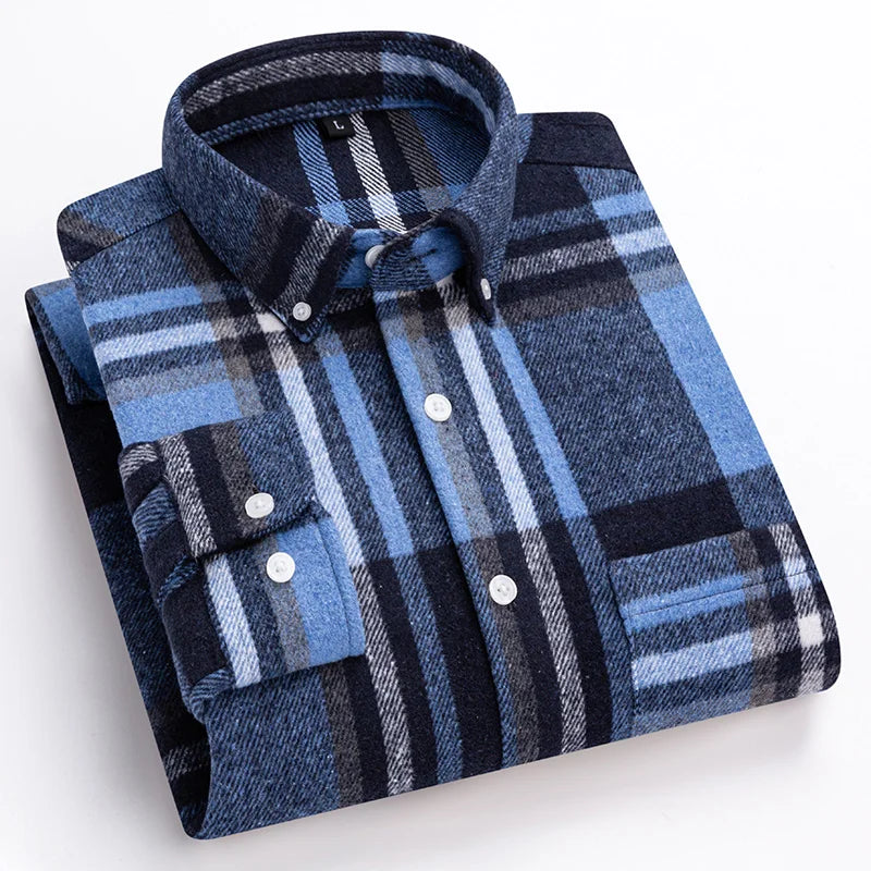 Hudson | Classic Sanded Plaid Shirt