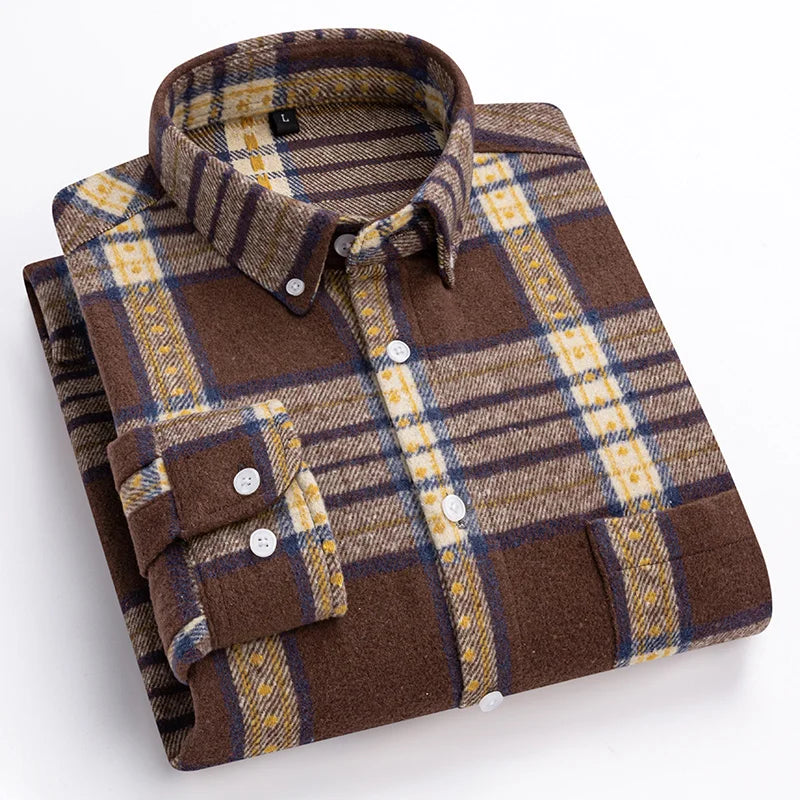 Hudson | Classic Sanded Plaid Shirt