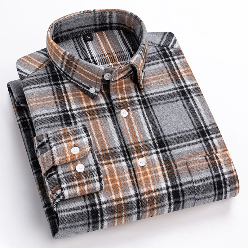 Hudson | Classic Sanded Plaid Shirt