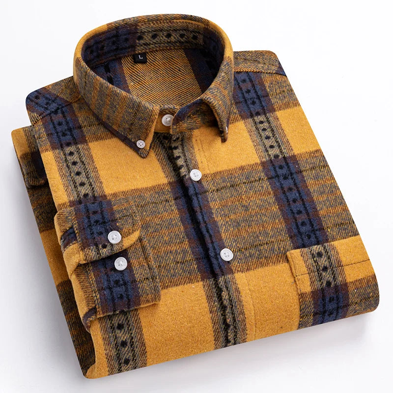 Hudson | Classic Sanded Plaid Shirt