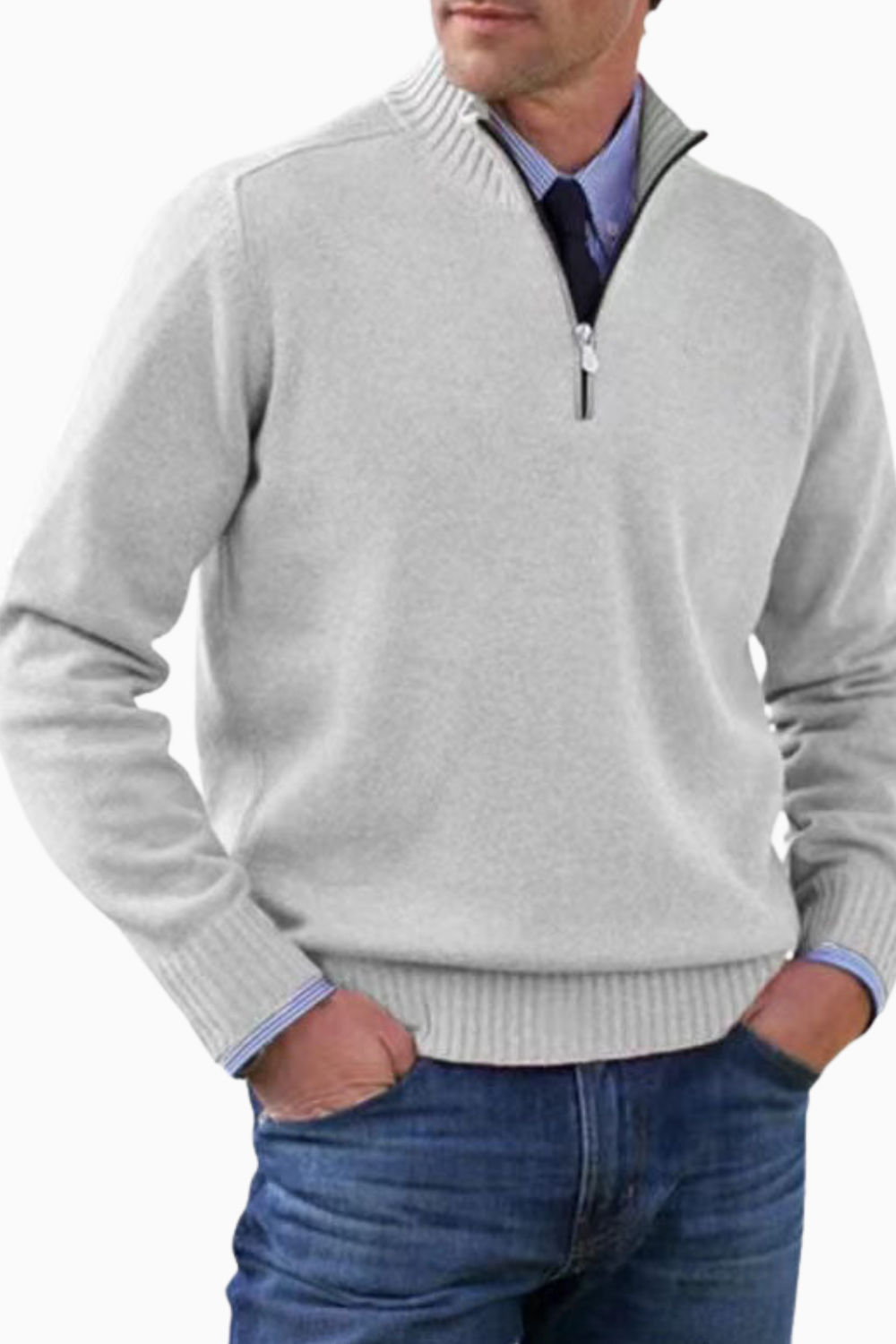 Liam | Refined Half-Zip Sweater Warmth