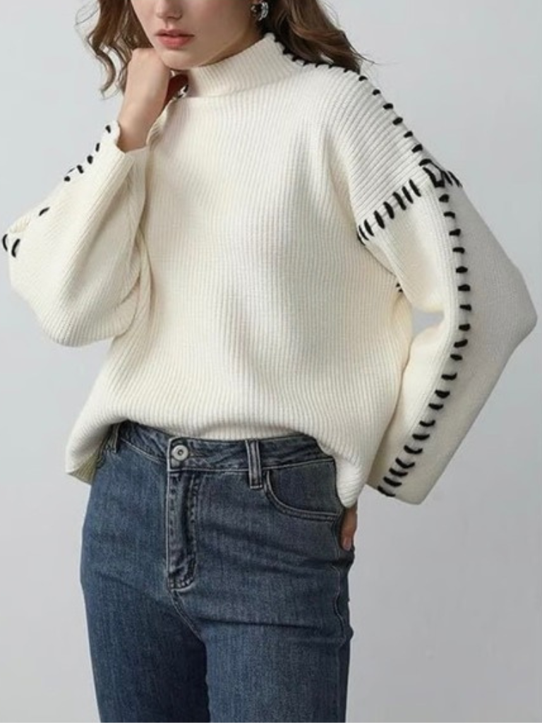 Brenda | Cozy-Chic Mock Neck Sweater