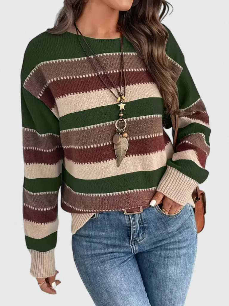 Harper | Effortless Striped Pullover