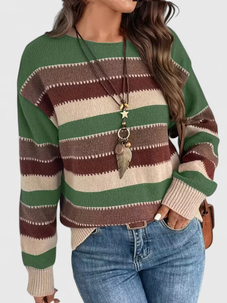Harper | Effortless Striped Pullover