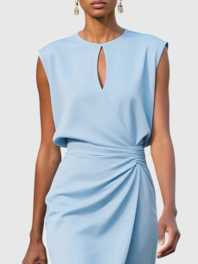 Seraphine | Draped Dress of Timeless Grace