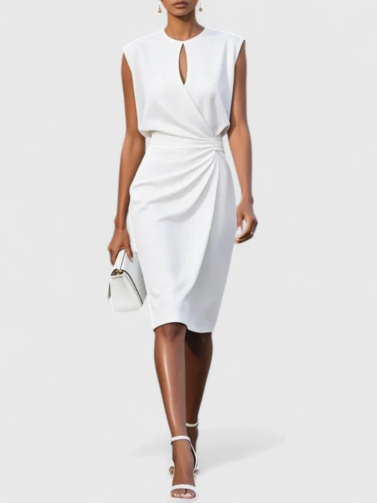Seraphine | Draped Dress of Timeless Grace