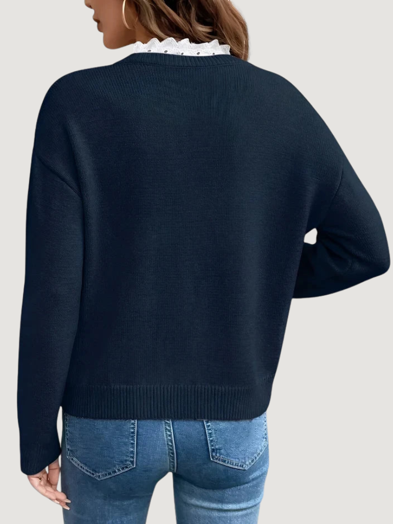 Anastelle | Polished Collared Knit