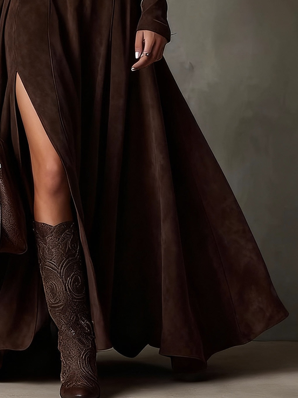 Briar | Suede Dress