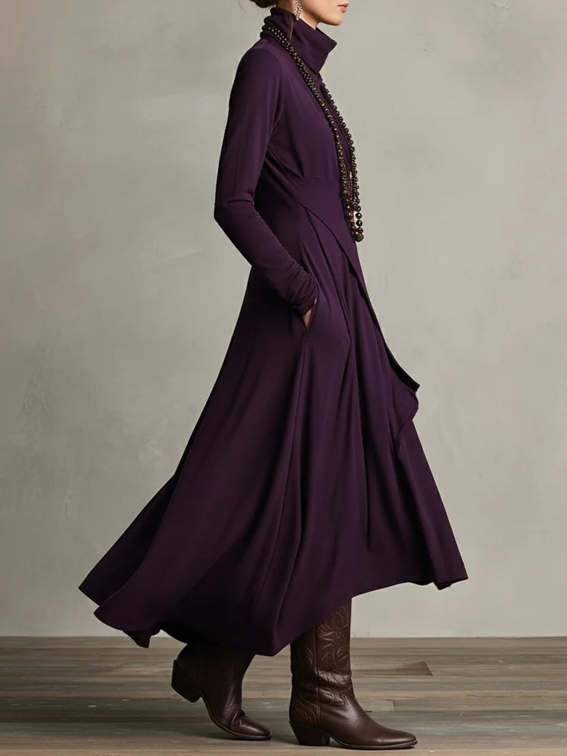 Maribel | Elegant Asymmetry Maxi Dress