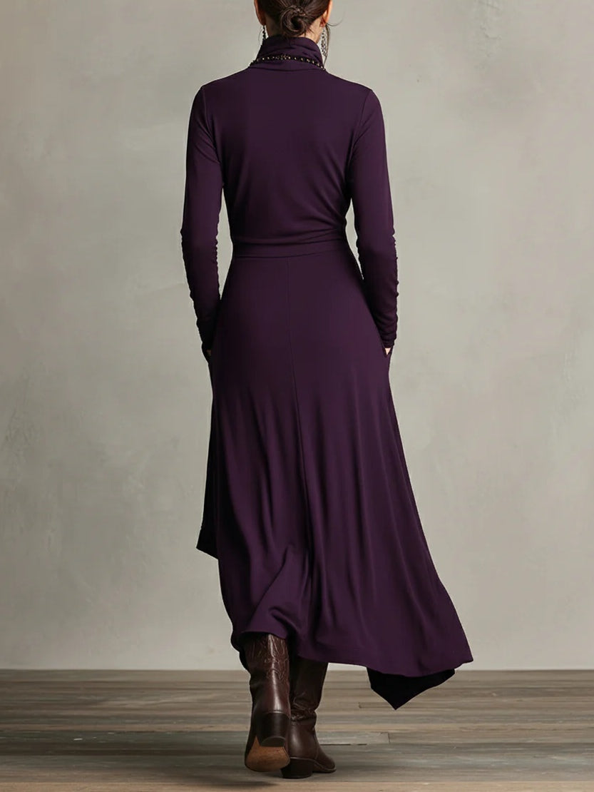 Marilyn | Graceful Draped Maxi Dress