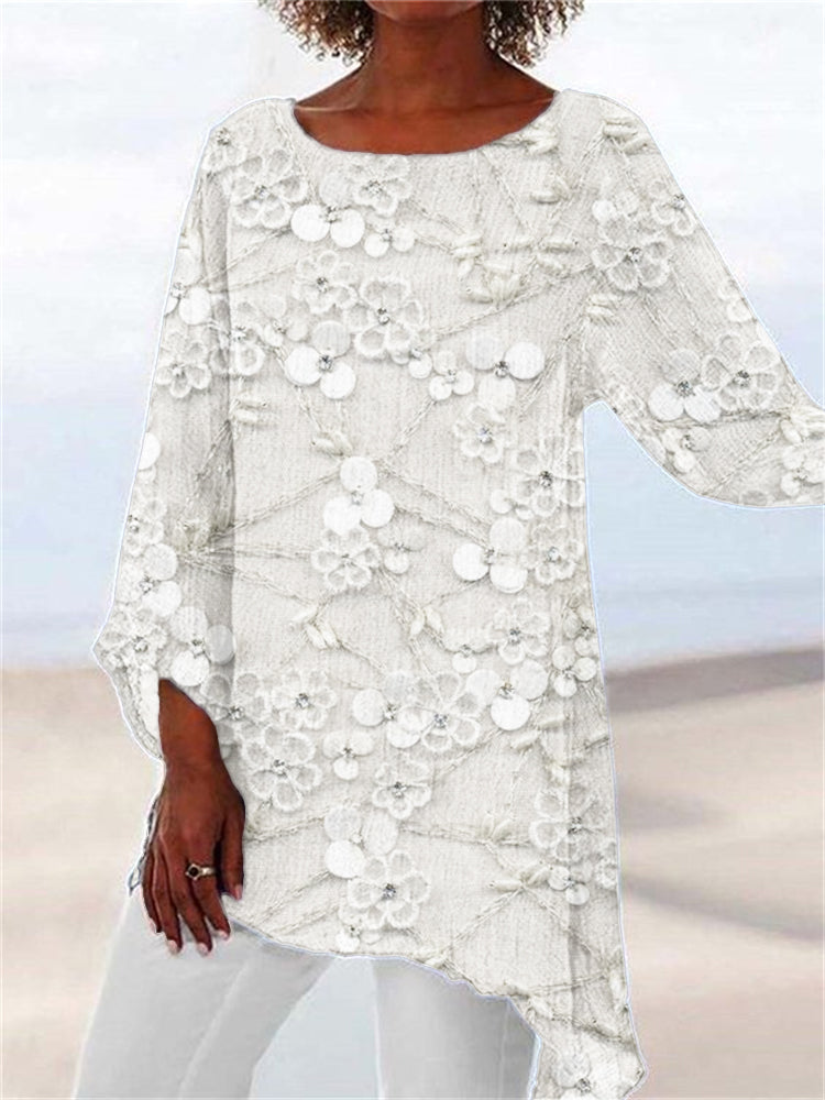 Opaline | Crystal Bloom Print Top