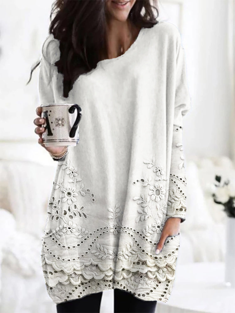 Tamsin| Printed Cozy Sweater
