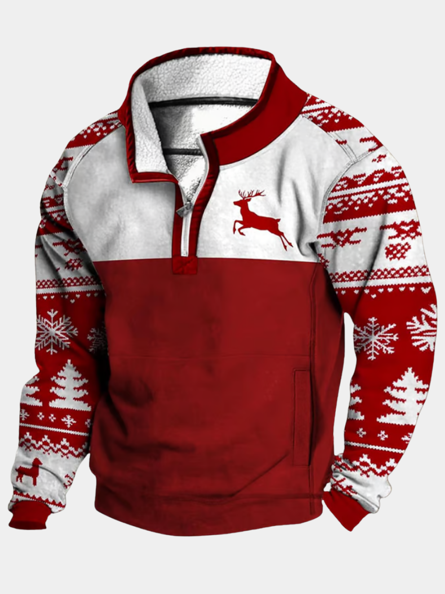 Elias | Cozy Fleece-Lined Christmas Sweater