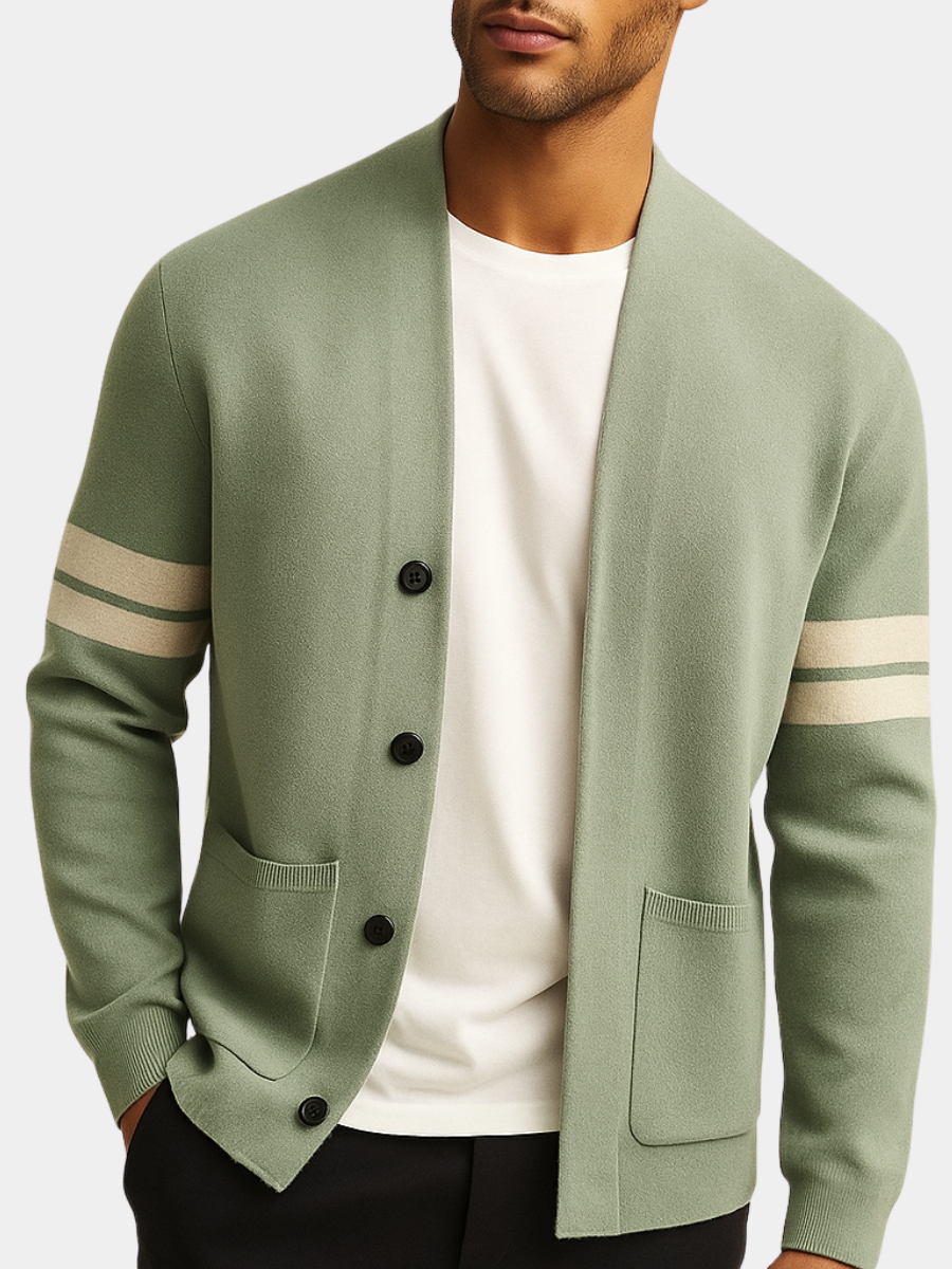 Balanced Merino Cardigan Layer
